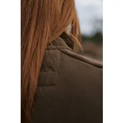 Härkila Sandhem Brown Sherpa fleece dámska bunda