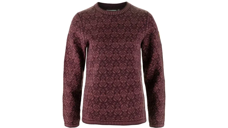 Fjällräven Snow Round Neck Port dámsky pulóver