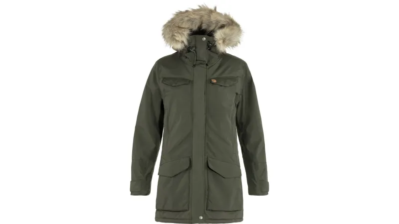 Fjällräven Nuuk Parka Green dámska bunda