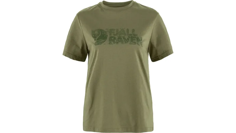 Fjällräven Lush Logo Green dámske tričko