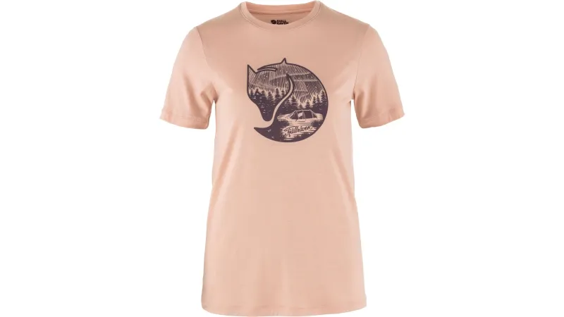 Fjällräven Abisko Wool Fox SS dámske tričko