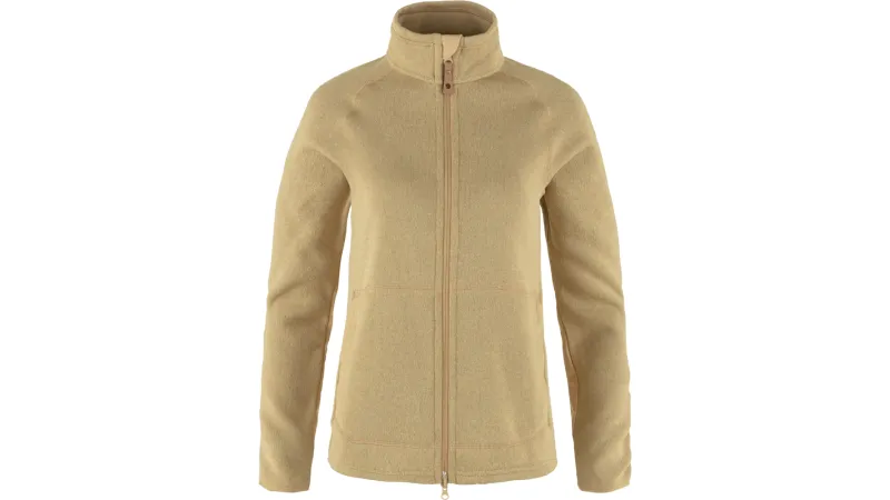 Fjällräven Övik Fleece Zip Sweater Beige dámska mikina, veľ: M