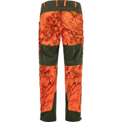 VÝPREDAJ Fjällräven Lappland Hybrid Orange Camo nohavice, veľ: 52